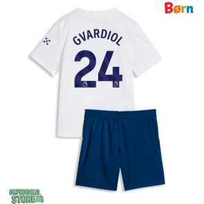 Manchester City Josko Gvardiol #24 Replika Babytøj Tredje sæt Børn 2026-27 Kortærmet (+ Korte bukser)